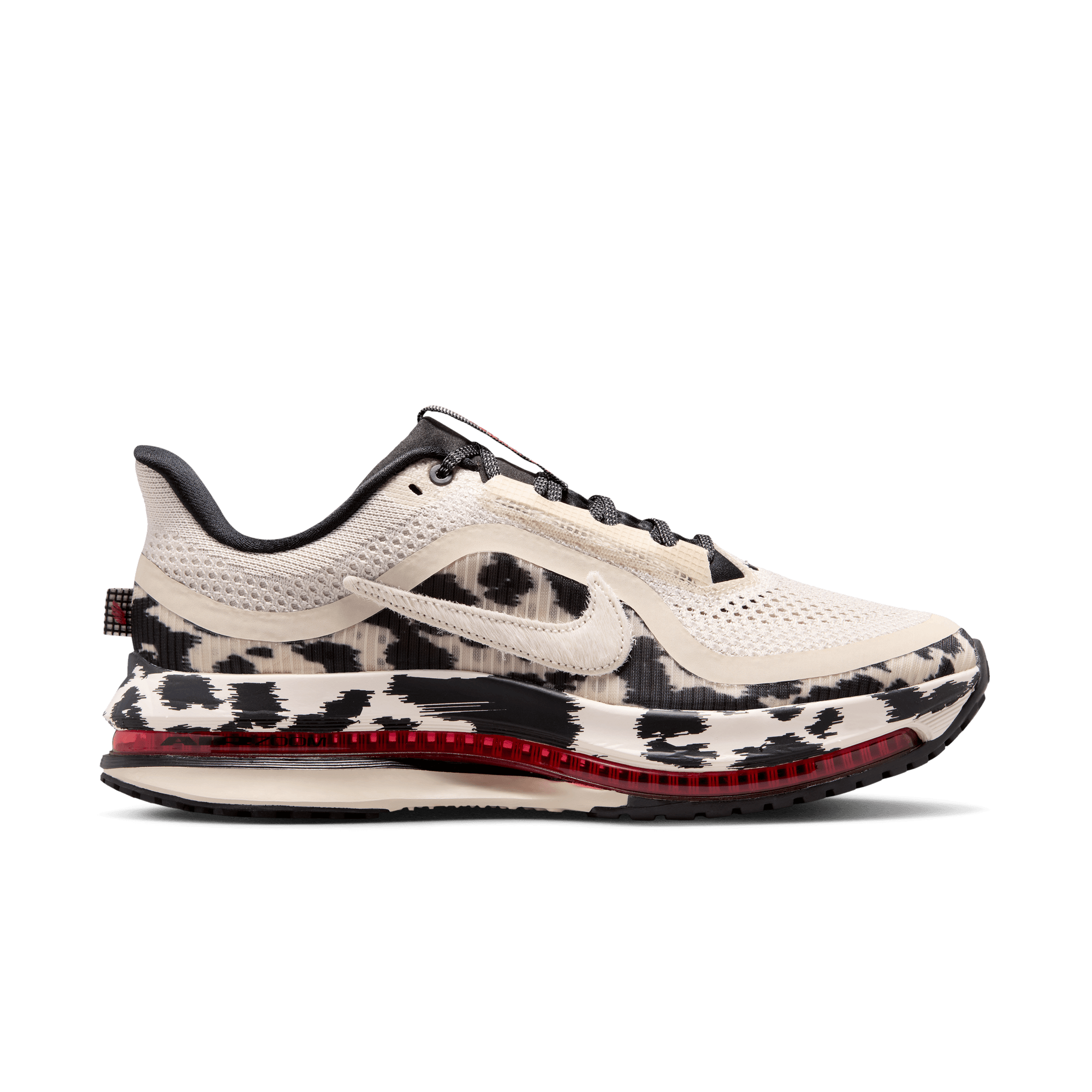 Nike Pegasus Premium "Lt Orewood Brn/Sail/Black/University Red" Women's Road Running Shoe - WHITE/MULTI